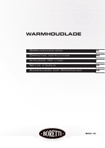 Handleiding Boretti BPW-15 Warmhoudlade