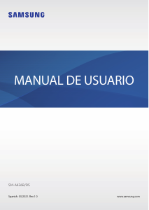 Manual de uso Samsung SM-A426B/DS Galaxy A42 Teléfono móvil