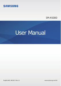 Manual Samsung SM-A5000 Mobile Phone