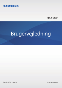 Brugsanvisning Samsung SM-A510F Galaxy A5 Mobiltelefon