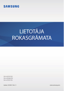 Rokasgrāmata Samsung SM-A526B/DS Galaxy A52 Mobilais tālrunis