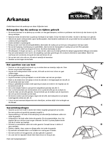 Handleiding Vrijbuiter Arkansas Tent