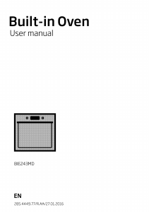 Handleiding BEKO BIE 243 Oven