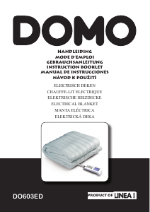 Mode d’emploi Domo DO603ED Couverture électrique