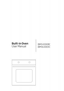 Handleiding BEKO BIM 16300 Oven