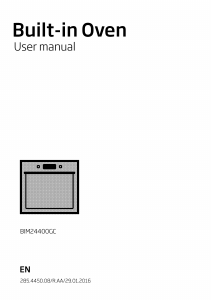 Manual BEKO BIM 24400 Oven