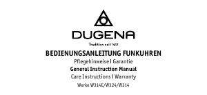 Bedienungsanleitung Dugena Gent Funk Armbanduhr