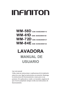 Manual de uso Infiniton WM-61D Lavadora