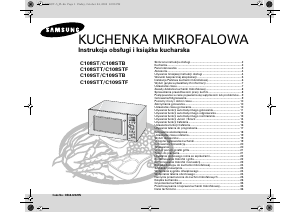 Instrukcja Samsung C108STF-5 Kuchenka mikrofalowa