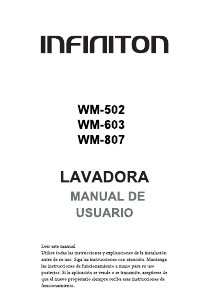 Manual de uso Infiniton WM-502 Lavadora