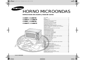 Manual de uso Samsung C139STF Microondas