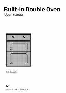 Handleiding BEKO CTF 22309 Oven