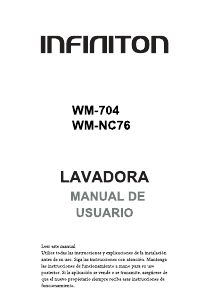 Manual de uso Infiniton WM-NC76 Lavadora