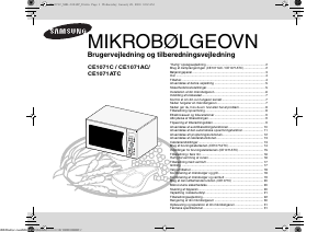 Brugsanvisning Samsung CE1071C Mikroovn
