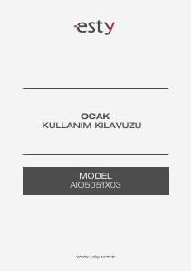 Kullanım kılavuzu Esty AIO5051X03 Ocak