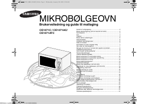 Bruksanvisning Samsung CE1071C Mikrobølgeovn