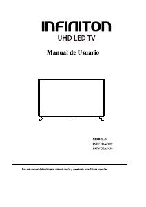 Manual de uso Infiniton INTV-32AF430 Televisor de LED