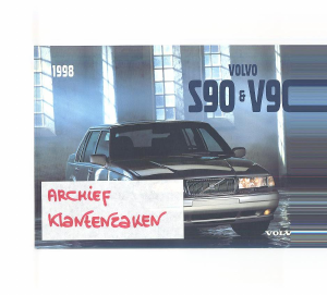 Handleiding Volvo S90 (1998)