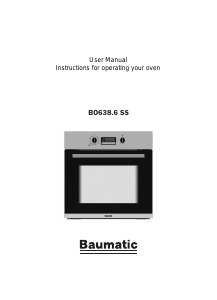 Manual Baumatic BO638.6SS Oven