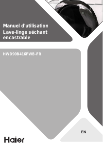 Mode d’emploi Haier HWD90B416FWB Lave-linge séchant