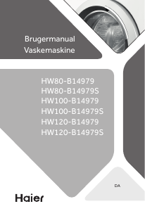 Brugsanvisning Haier HW80-B14979S8 Vaskemaskine