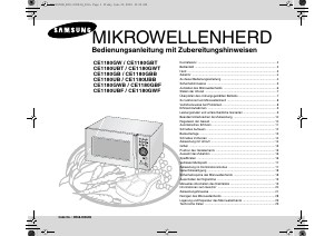 Bedienungsanleitung Samsung CE1180GB Mikrowelle