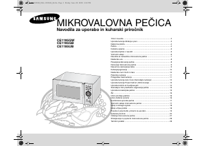 Priročnik Samsung CE1185UB Mikrovalovna pečica