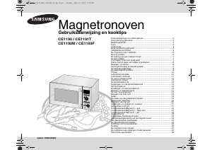 Handleiding Samsung CE1190 Magnetron