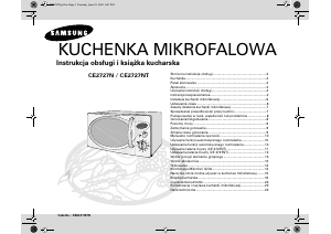 Instrukcja Samsung CE2717N Kuchenka mikrofalowa