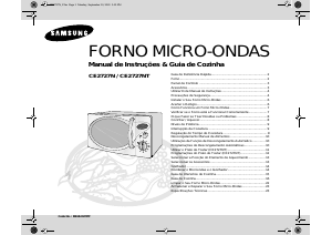 Manual Samsung CE2727N Micro-onda