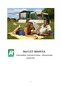 Mode d’emploi Raclet Moovea Tente-roulotte