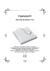 Bruksanvisning Topcom P101 Elektrisk teppe
