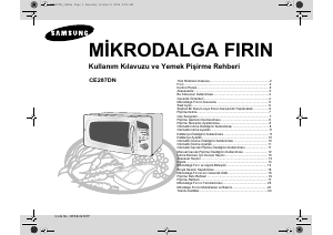 Kullanım kılavuzu Samsung CE287DN Mikrodalga