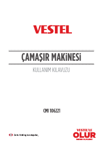 Kullanım kılavuzu Vestel CMI 106221 Çamaşır makinesi