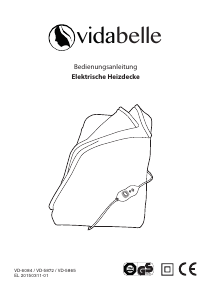 Bedienungsanleitung Vidabelle VD-6084 Elektrische heizdecke