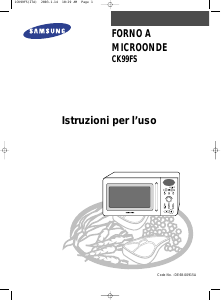 Manuale Samsung CK99FS Microonde