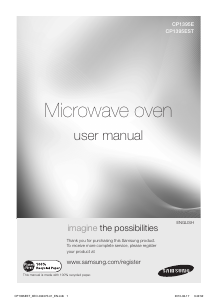 Manual Samsung CP1395EST Microwave