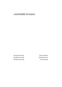 Bruksanvisning AEG-Electrolux TN95670 Lavatherm Torktumlare