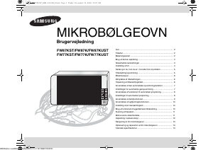 Brugsanvisning Samsung FW77KUST Mikroovn