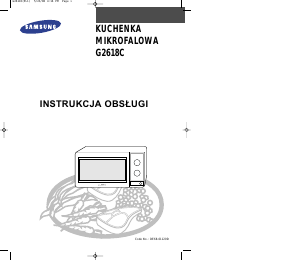 Instrukcja Samsung G2618C Kuchenka mikrofalowa