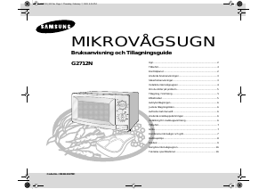 Brugsanvisning Samsung G2712N Mikroovn