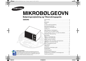 Brugsanvisning Samsung GE82NC-B Mikroovn