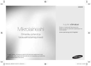 Kasutusjuhend Samsung GE83M Mikrolaineahi