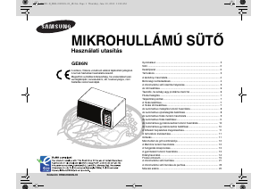 Használati útmutató Samsung GE86N-B Mikrohullámú sütő