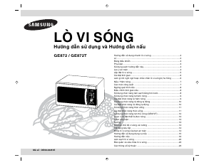 Hướng dẫn sử dụng Samsung GE872 Lò vi sóng
