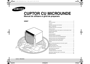 Manual Samsung GR87 Cuptor cu microunde