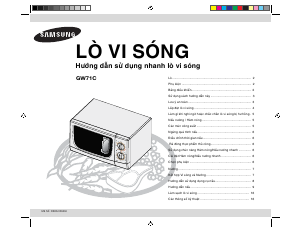 Hướng dẫn sử dụng Samsung GW71C Lò vi sóng