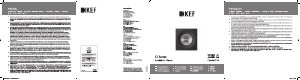 Manual de uso KEF Ci200RS-THX Altavoz
