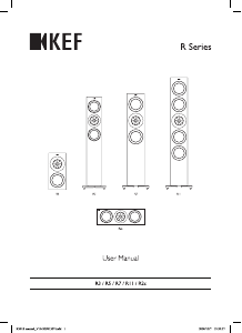 Manual de uso KEF R7 Altavoz