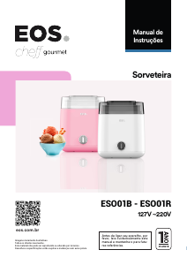 Manual EOS ESO01R Máquina de gelado